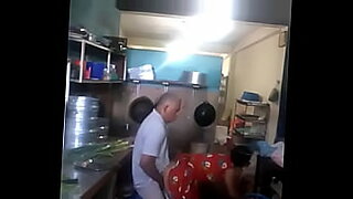 son fuck mom ass in kitchen